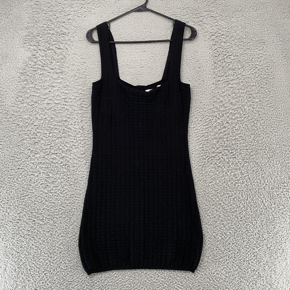 FP Beach Dress Womens Small Black Knit Sweater Tank Reversible Capsule Mini